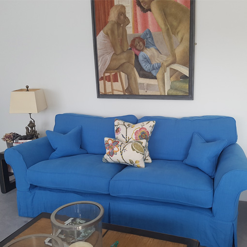 ww/assets/images/lyh/customer images/5 Lanhydrock 3 Seater Sofa Loose Cover Sofa in Designers Guild Brera Lino Cerulean